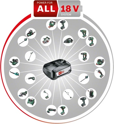 Cortasetos bateria Bosch Easyhedgecut 18-45 1 bateria 18V 2Ah y cargador